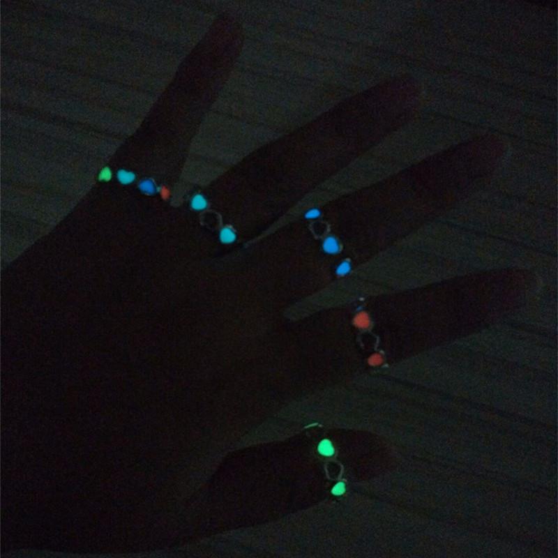 Unisex Fluorescent Luminous Ring