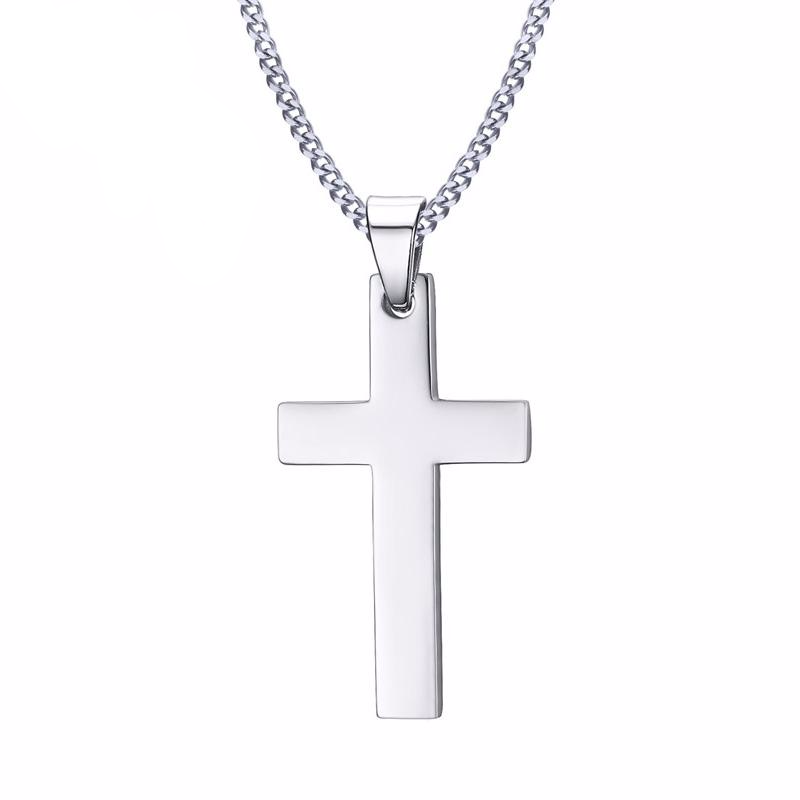 Classic Mens Cross Pendant