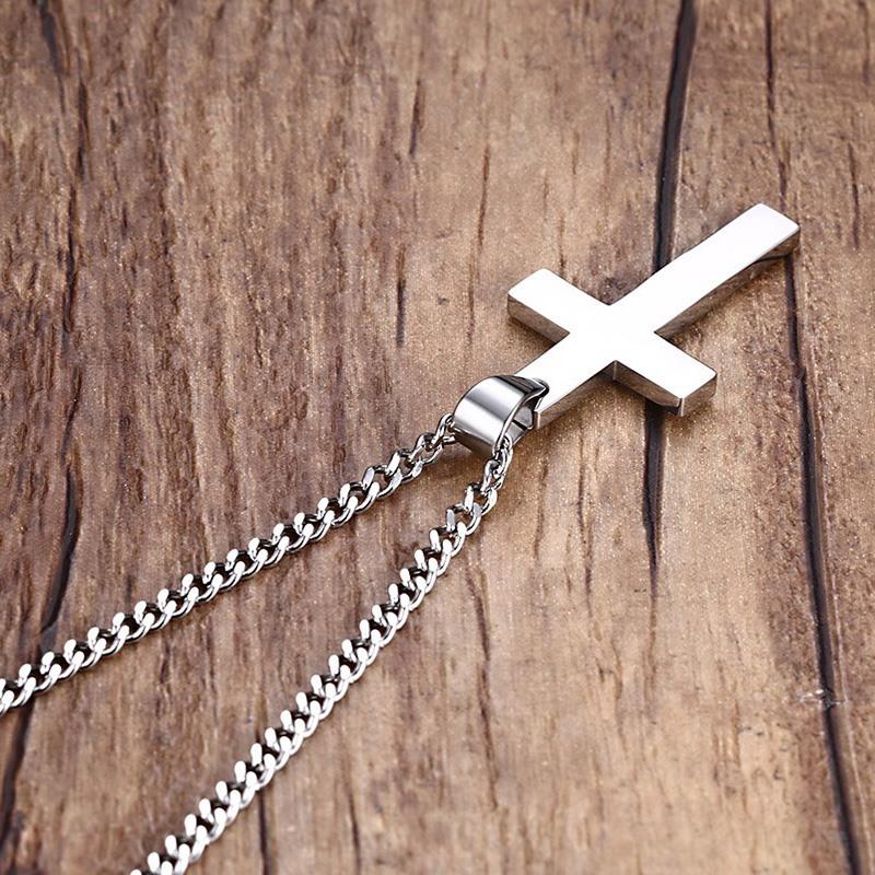 Classic Mens Cross Pendant