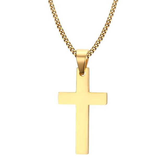 Classic Mens Cross Pendant