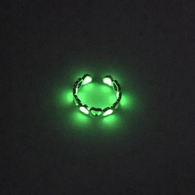 Unisex Fluorescent Luminous Ring