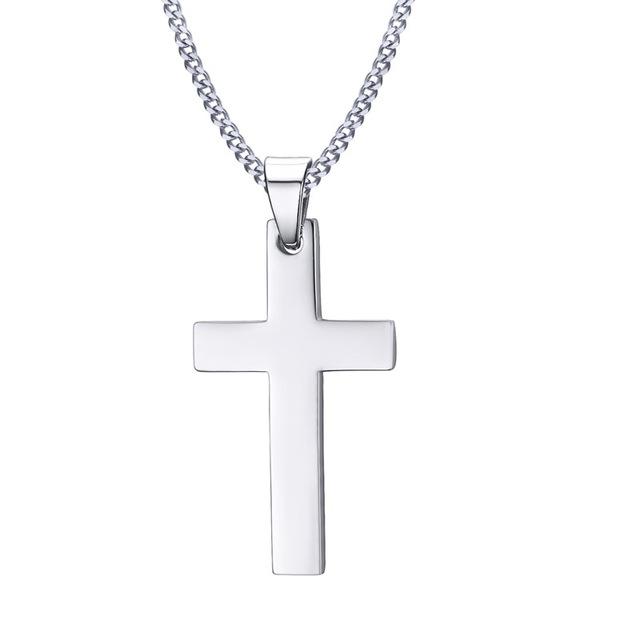 Classic Mens Cross Pendant